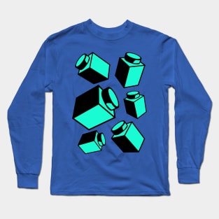 1 x 1 Bricks (AKA Falling Bricks) Long Sleeve T-Shirt